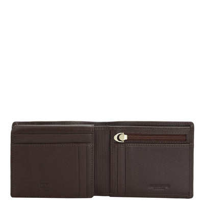 Brown Bifold Leather Mens Wallet