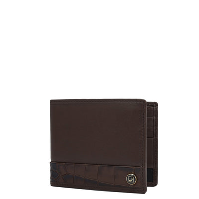 Brown Bifold Leather Mens Wallet