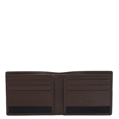 Brown Bifold Leather Mens Wallet