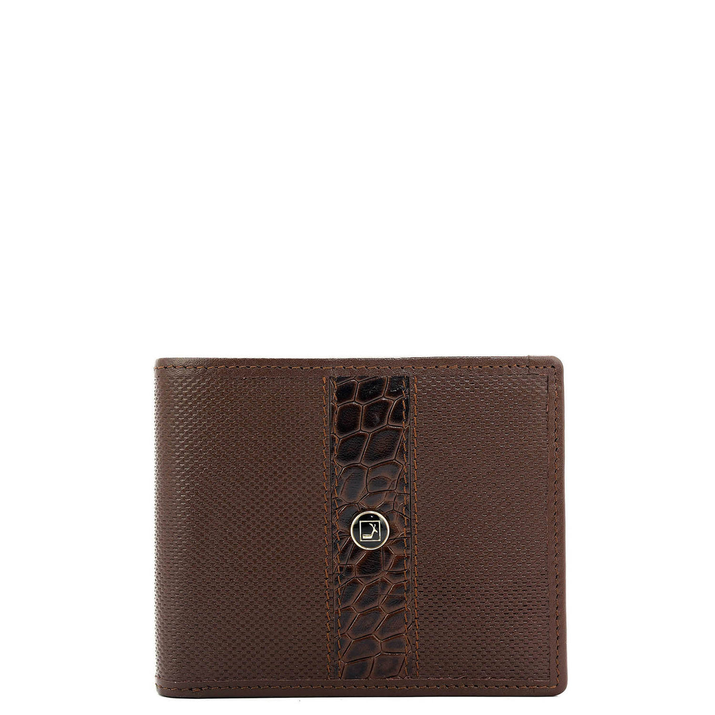 Brown Bifold Leather Mens Wallet