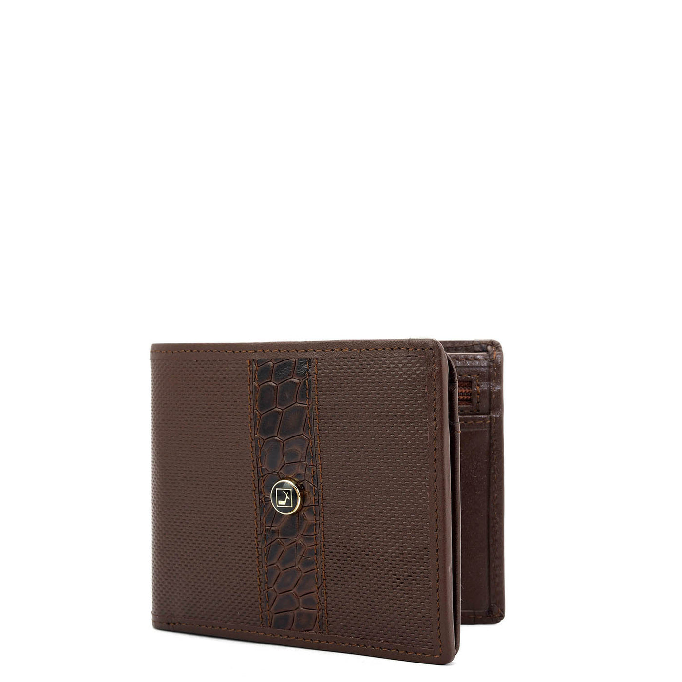 Brown Bifold Leather Mens Wallet