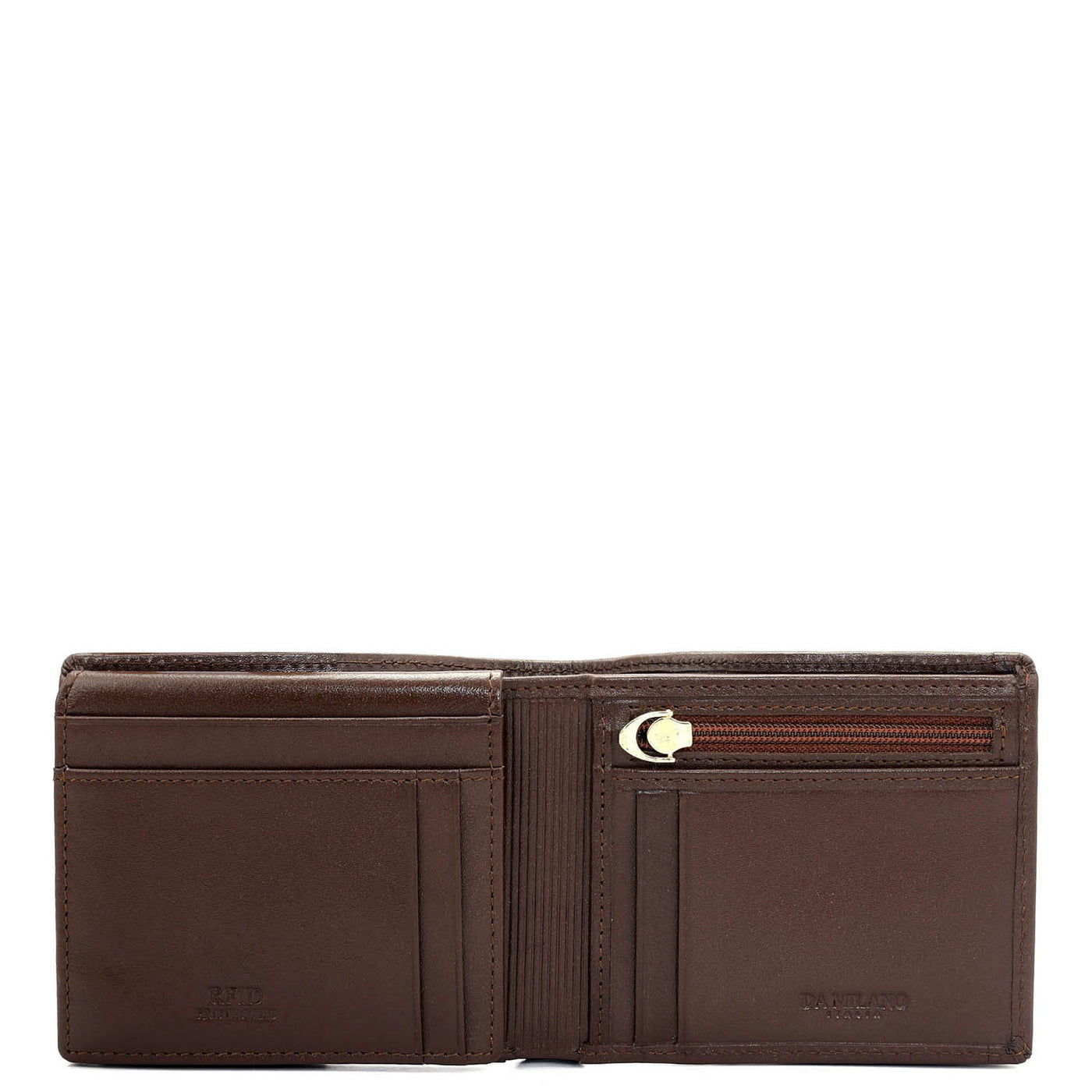 Brown Bifold Leather Mens Wallet