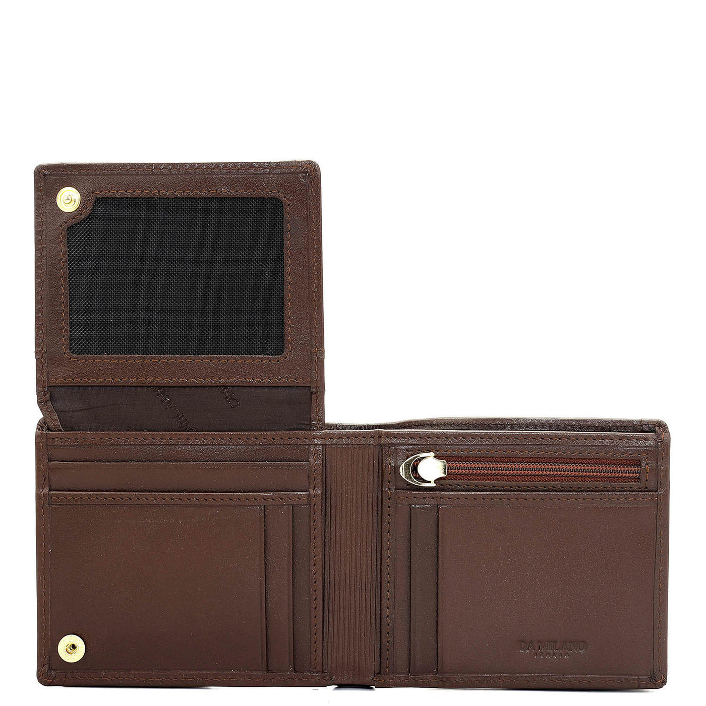 Brown Bifold Leather Mens Wallet