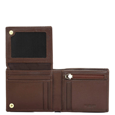 Brown Bifold Leather Mens Wallet