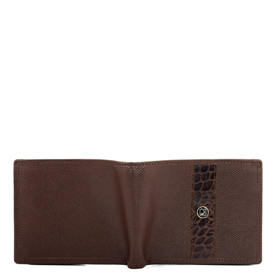 Brown Bifold Leather Mens Wallet