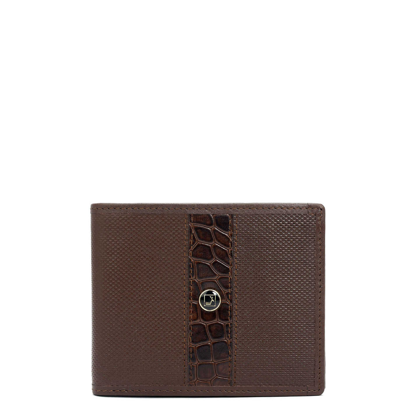 Brown Bifold Leather Mens Wallet