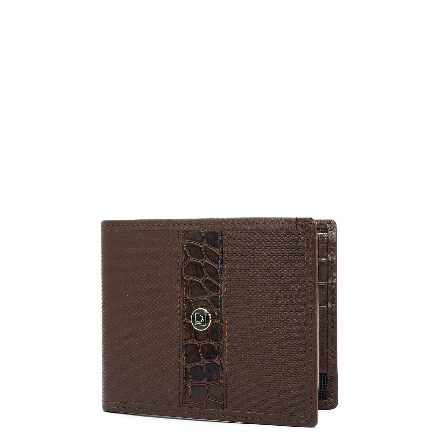 Brown Bifold Leather Mens Wallet