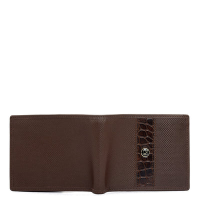 Brown Bifold Leather Mens Wallet