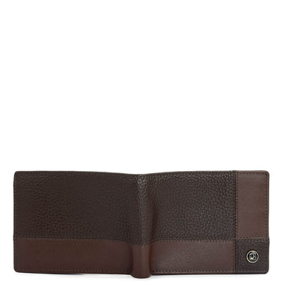 Chocolate Bifold Leather Mens Wallet