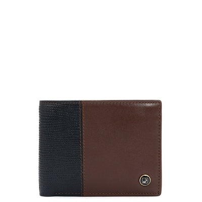 Black Bifold Leather Mens Wallet