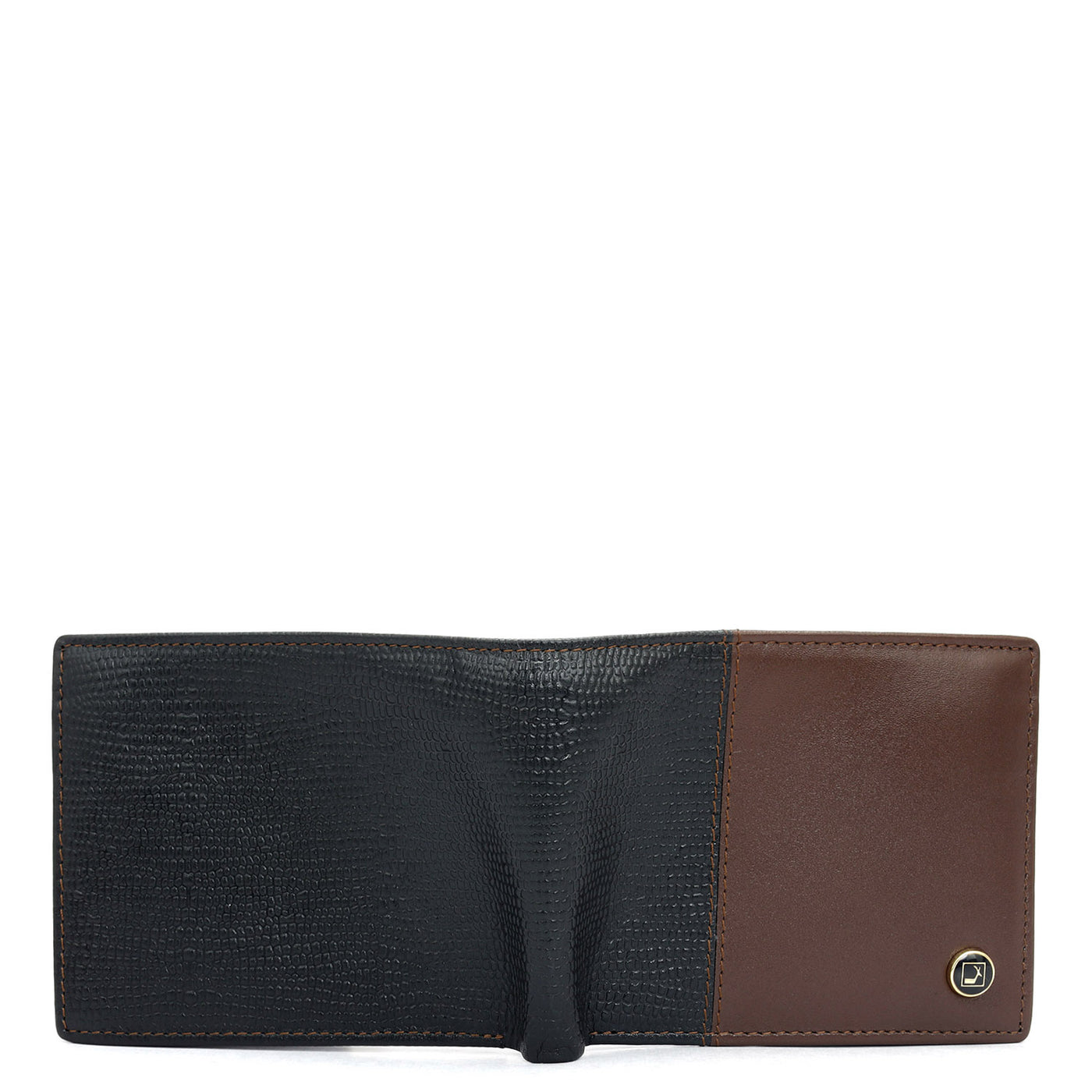 Black Bifold Leather Mens Wallet