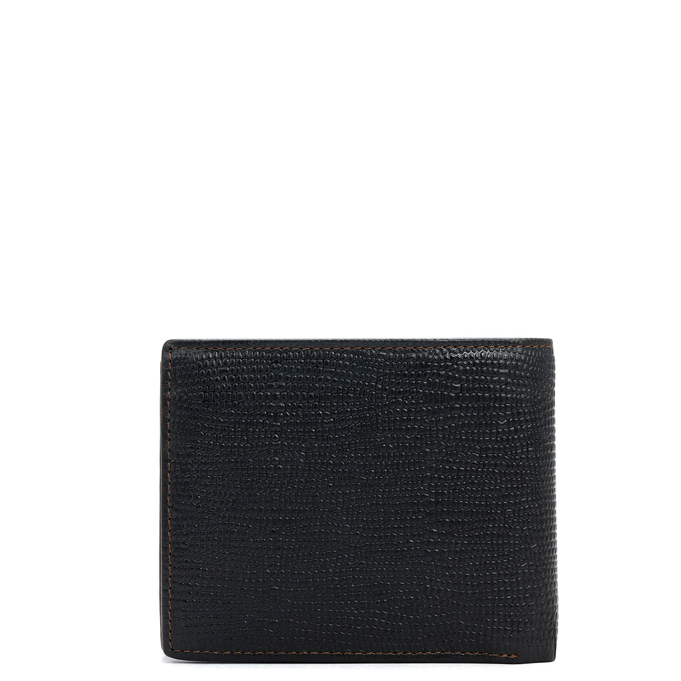 Black Bifold Leather Mens Wallet