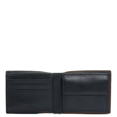 Brown Bifold Leather Mens Wallet