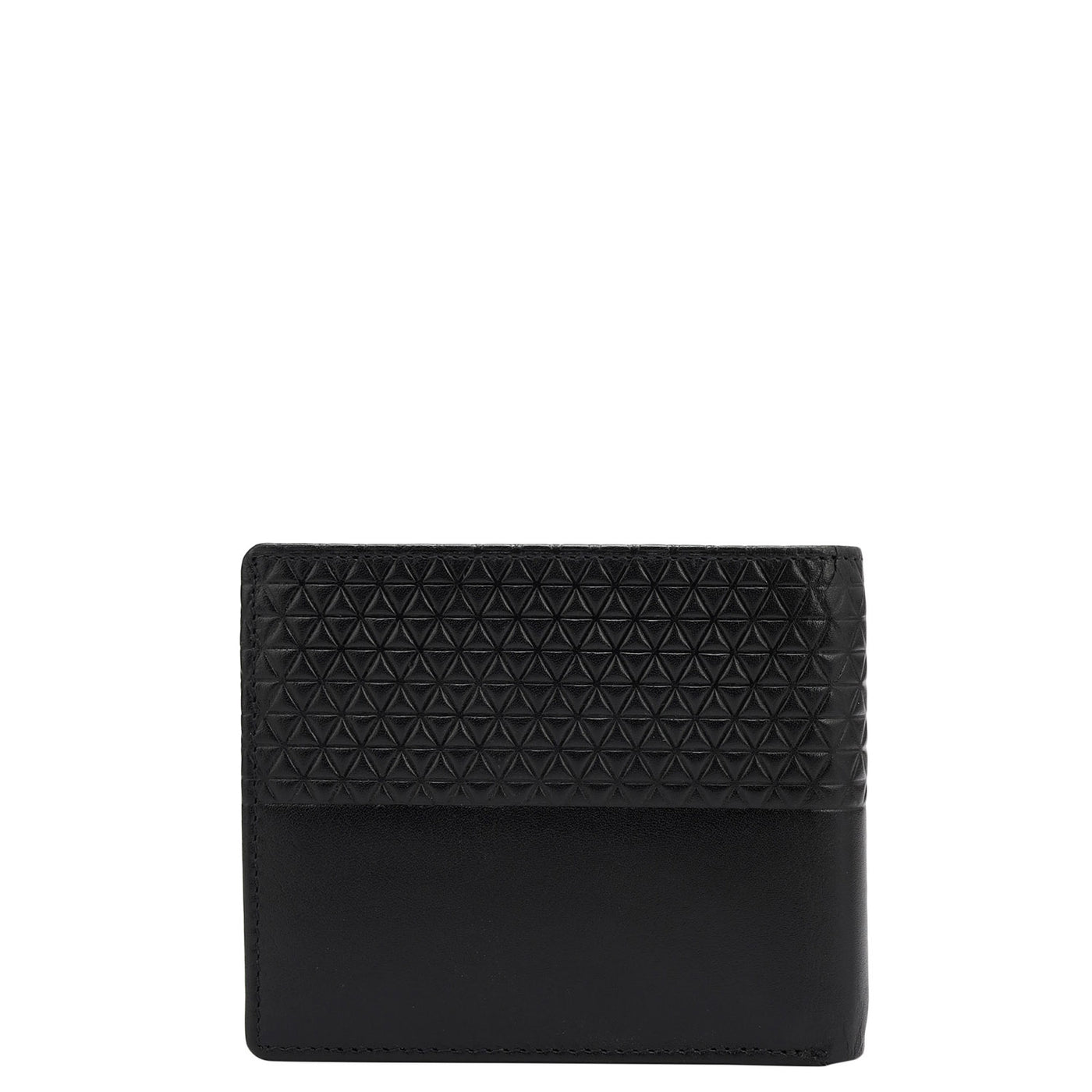 Black Bifold Leather Mens Wallet