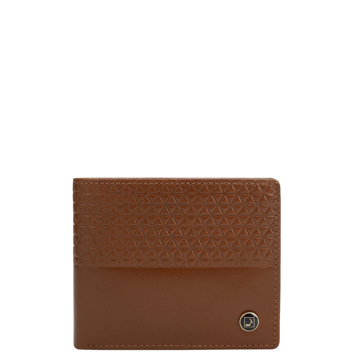 Cognac Bifold Leather Mens Wallet