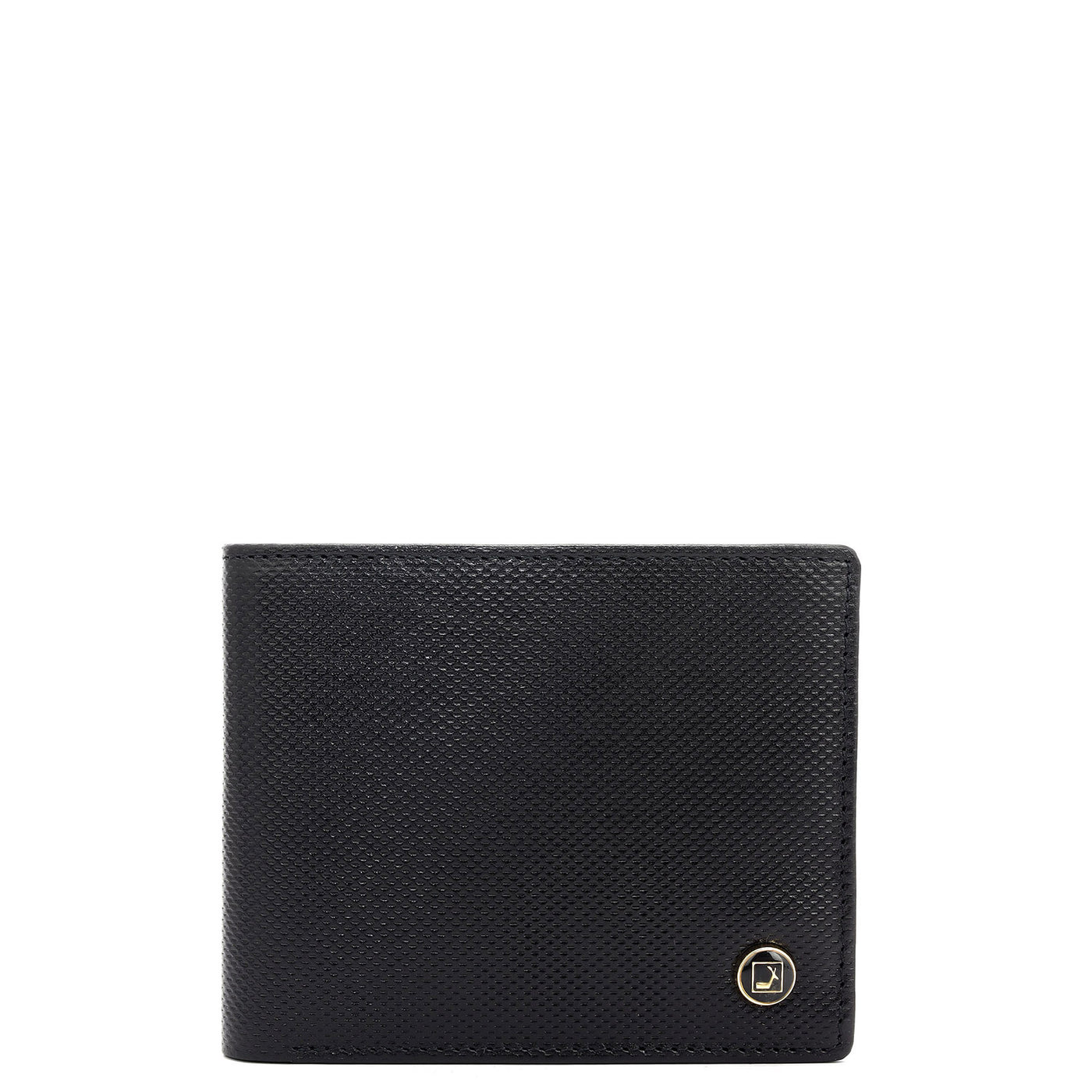 Black Bifold Leather Mens Wallet