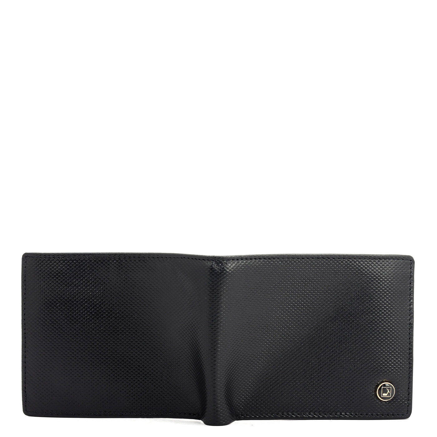 Black Bifold Leather Mens Wallet