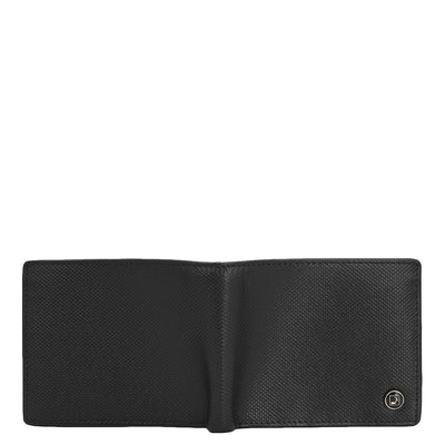 Black Bifold Leather Mens Wallet