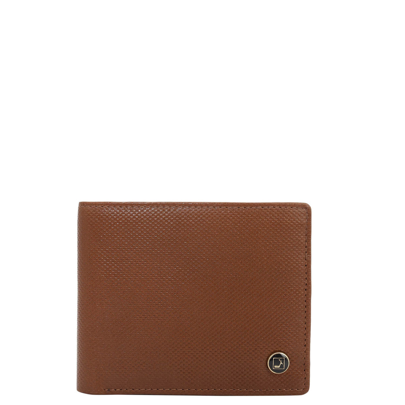 Cognac Bifold Leather Mens Wallet