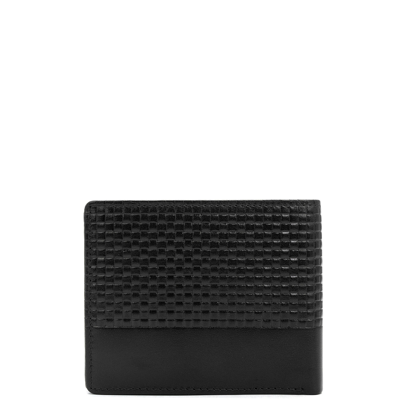 Black Bifold Leather Mens Wallet