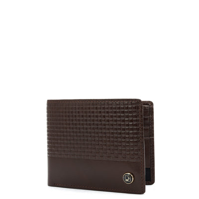 Brown Bifold Leather Mens Wallet