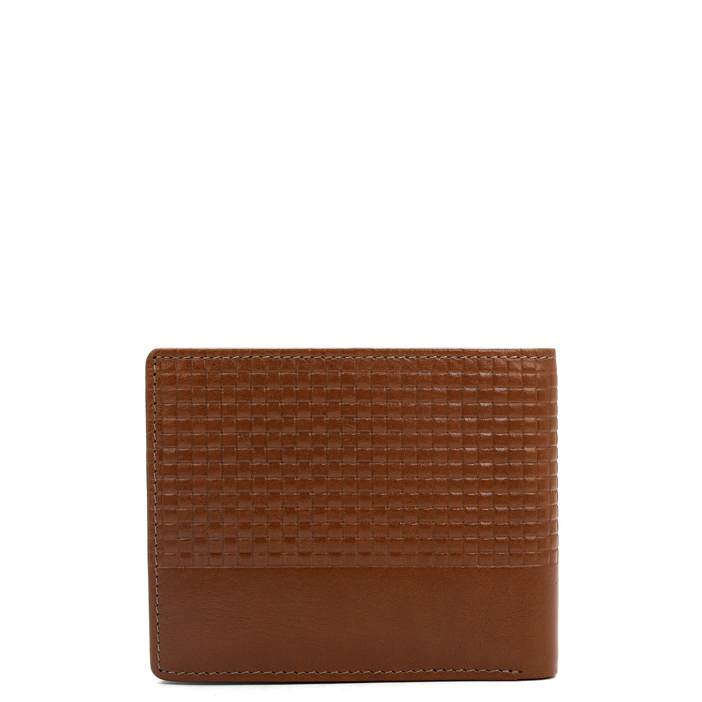 Cognac Bifold Leather Mens Wallet