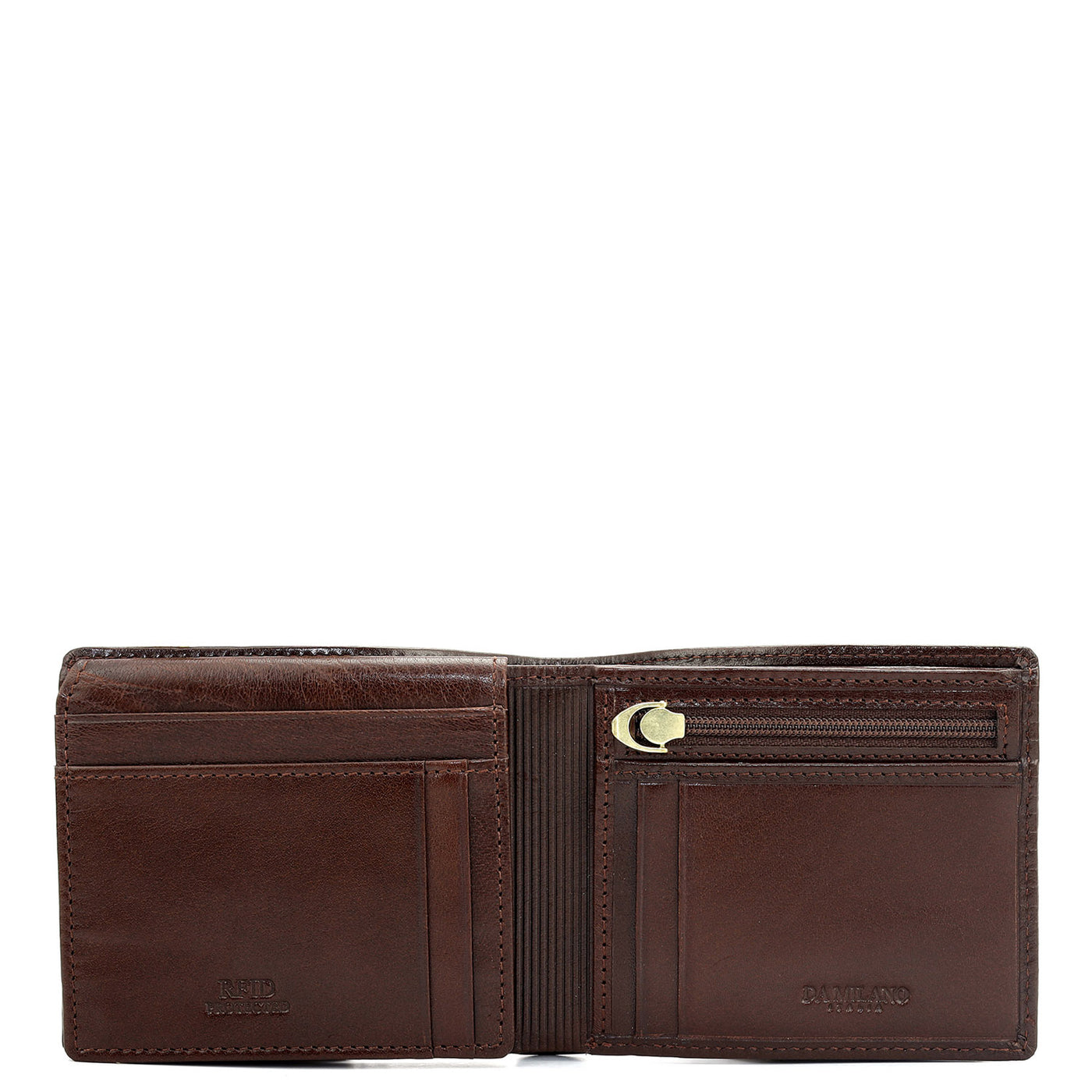 Brown Bifold Leather Mens Wallet