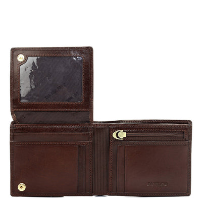 Brown Bifold Leather Mens Wallet