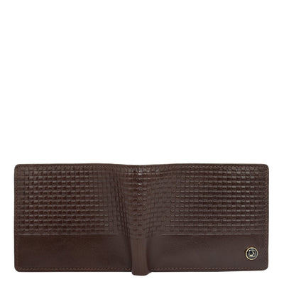 Brown Bifold Leather Mens Wallet