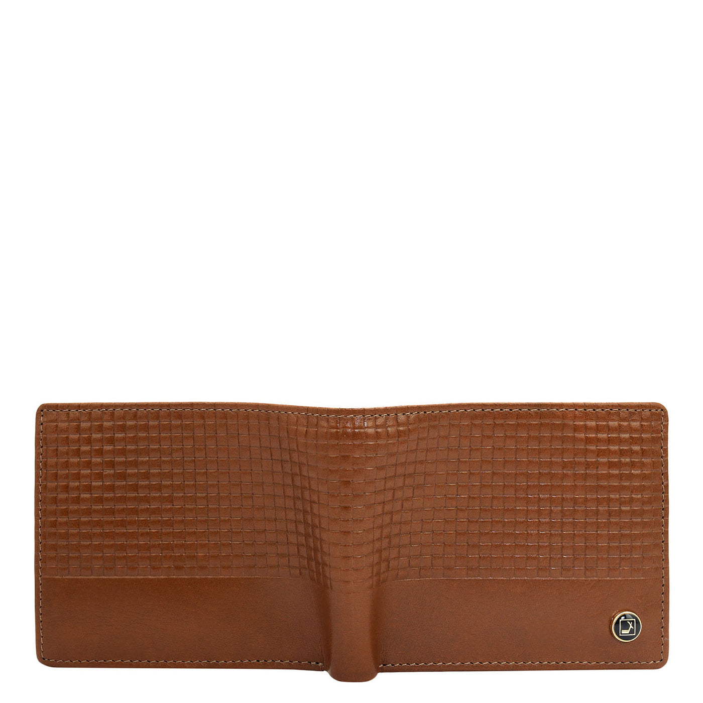 Cognac Bifold Leather Mens Wallet