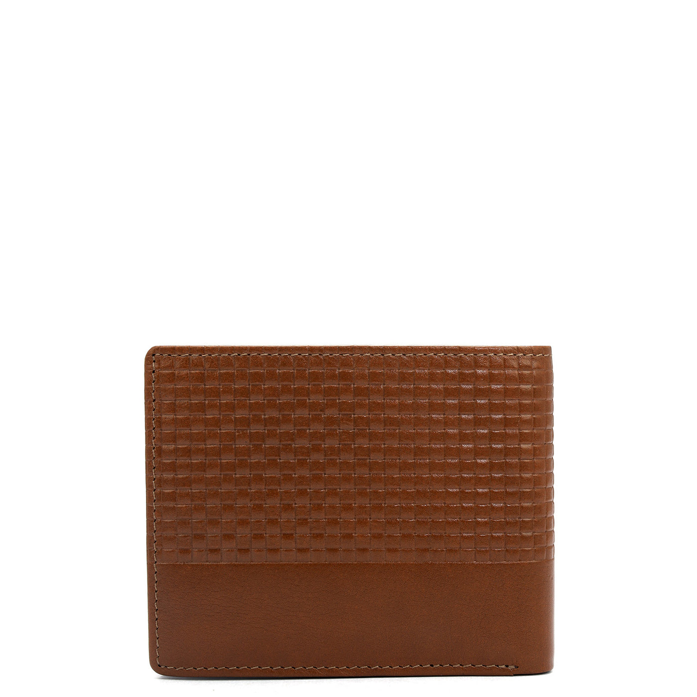 Cognac Bifold Leather Mens Wallet