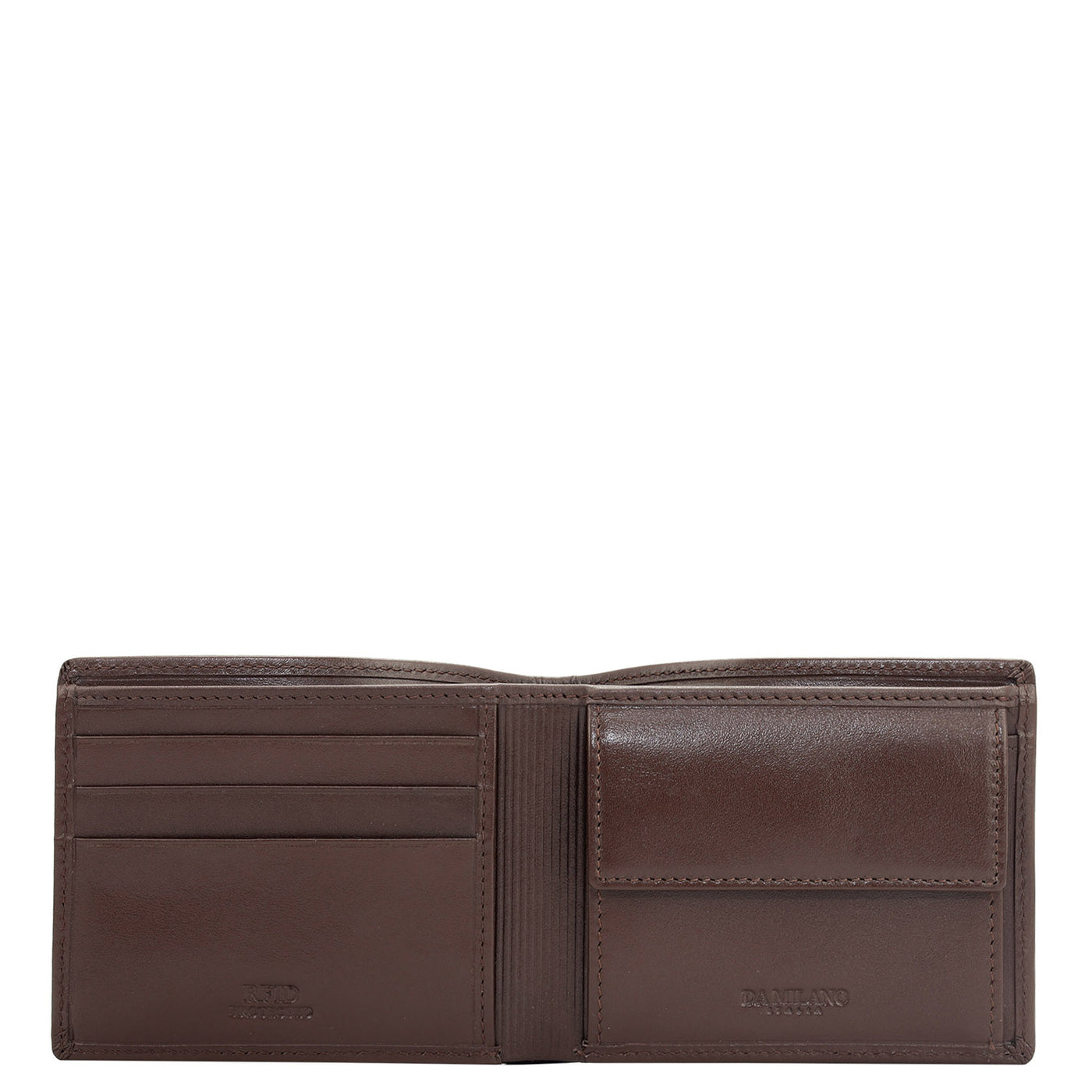 Brown Bifold Leather Mens Wallet