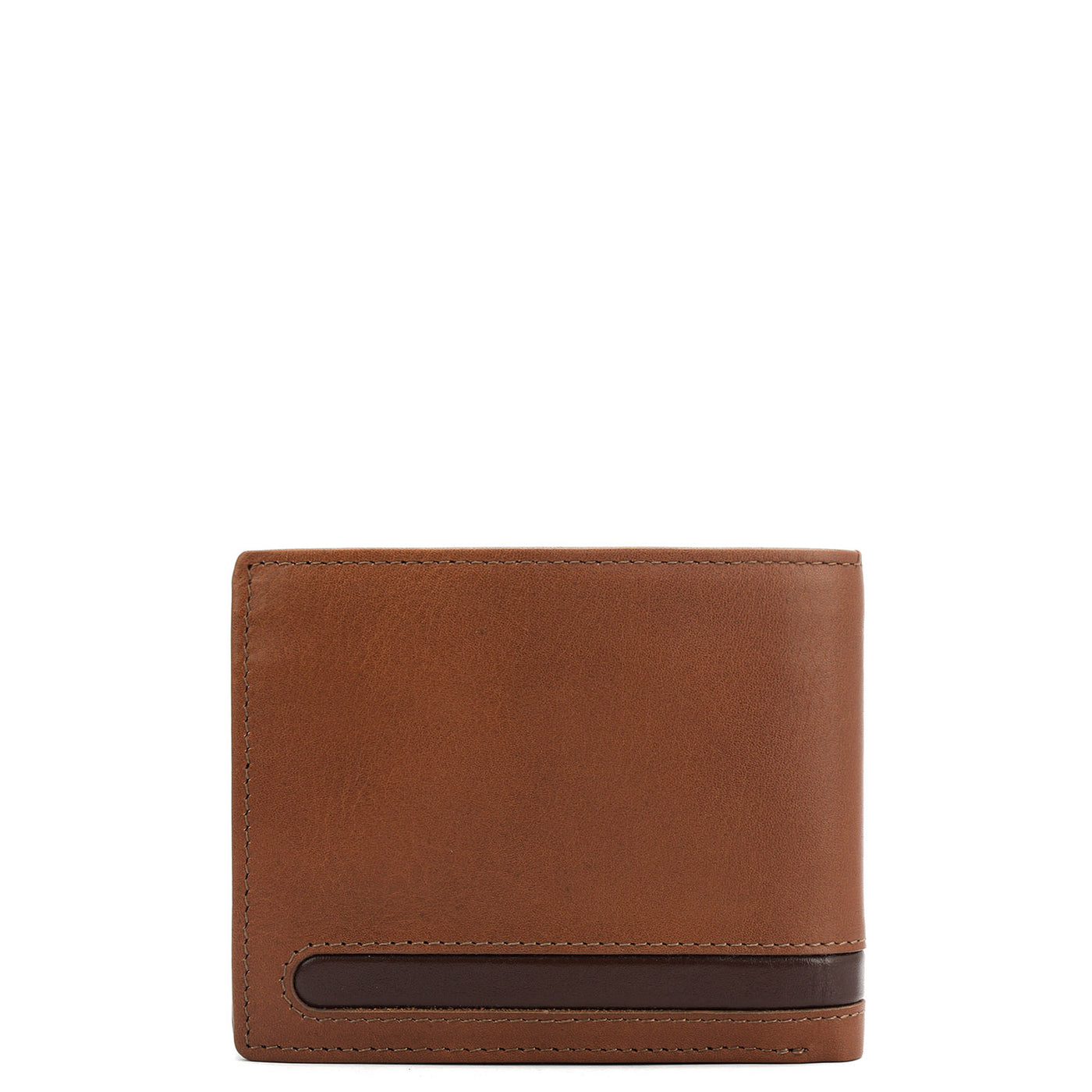 Cognac Bifold Leather Mens Wallet