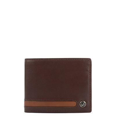 Brown Bifold Leather Mens Wallet