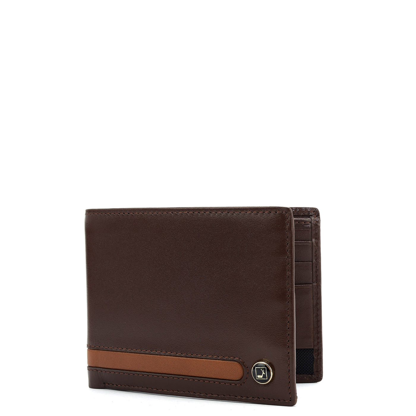 Brown Bifold Leather Mens Wallet