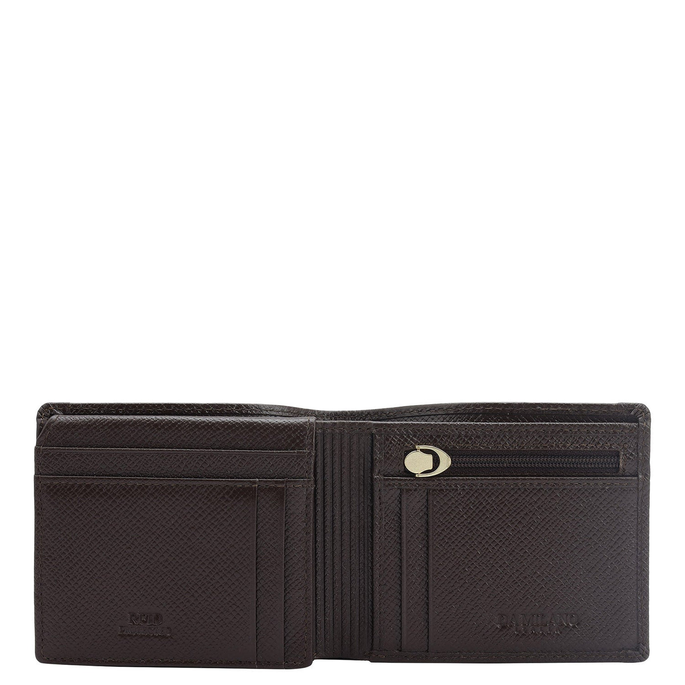 Brown Bifold Leather Mens Wallet