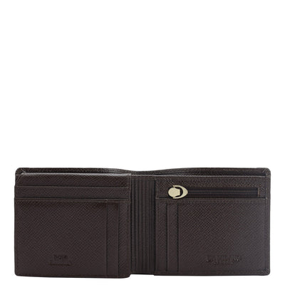 Brown Bifold Leather Mens Wallet