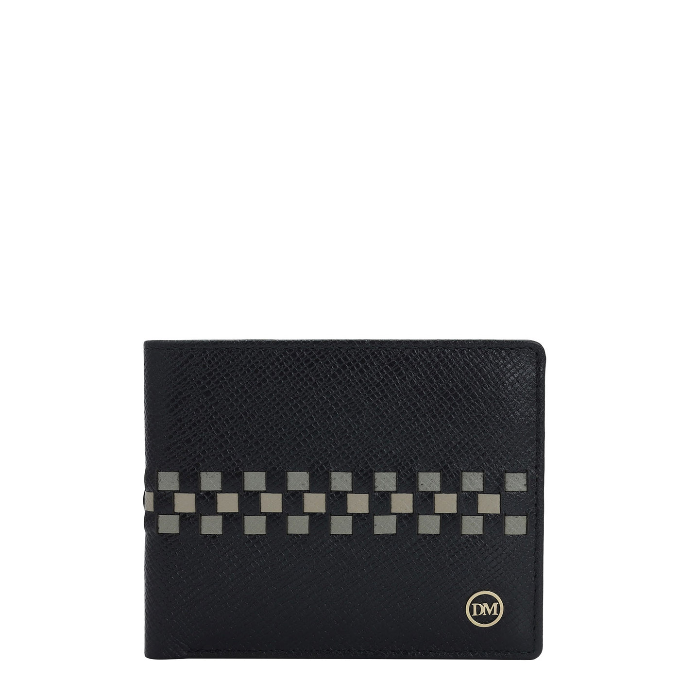 Black Bifold Leather Mens Wallet