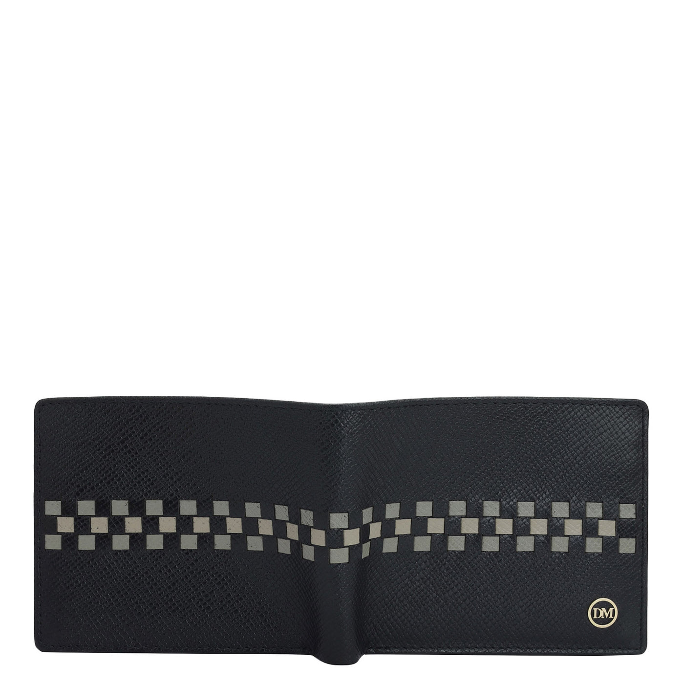 Black Bifold Leather Mens Wallet