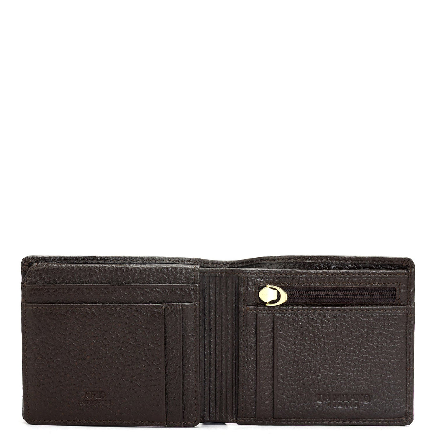 Chocolate Bifold Leather Mens Wallet