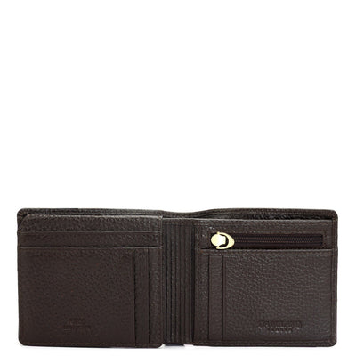 Chocolate Bifold Leather Mens Wallet