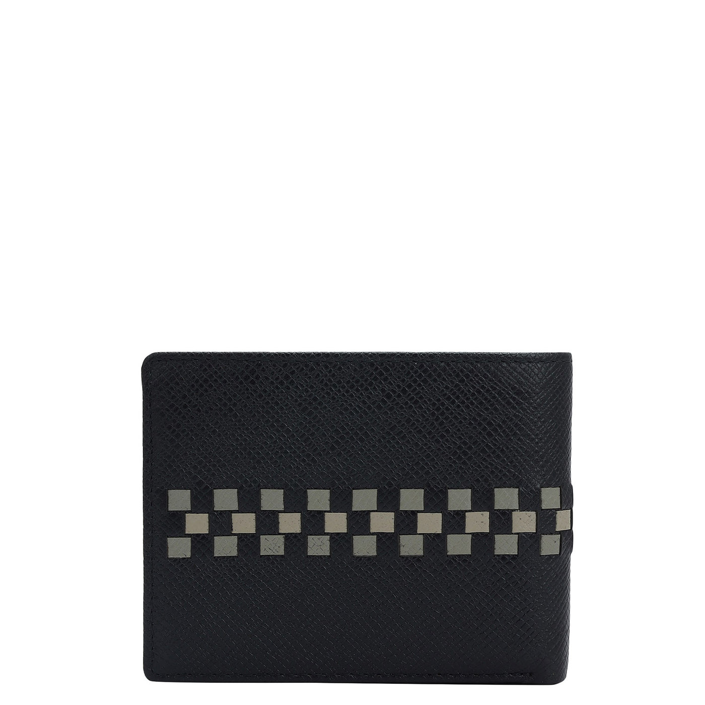 Black Bifold Leather Mens Wallet