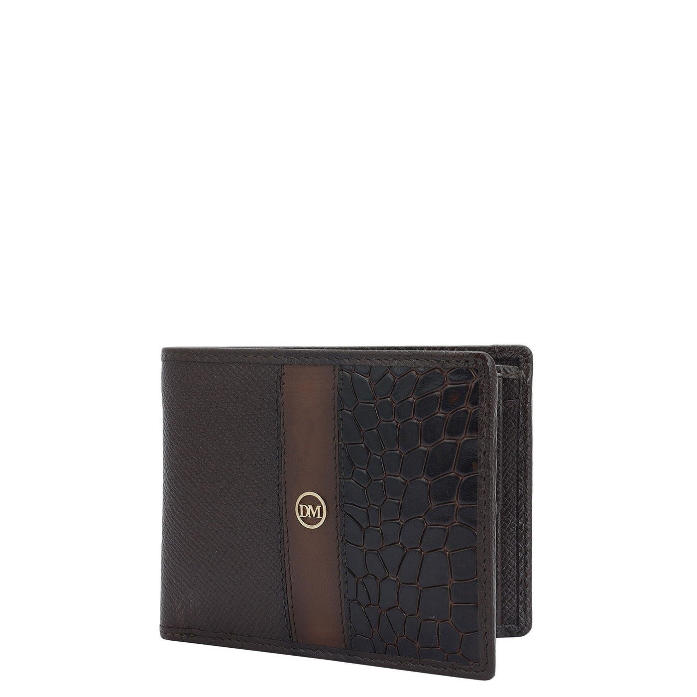 Chocolate Bifold Leather Mens Wallet