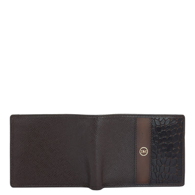 Chocolate Bifold Leather Mens Wallet