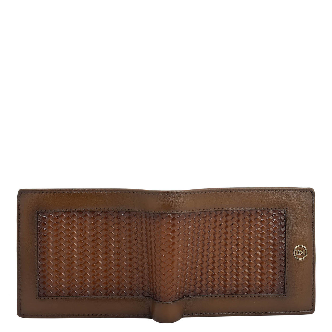 Cognac Bifold Leather Mens Wallet