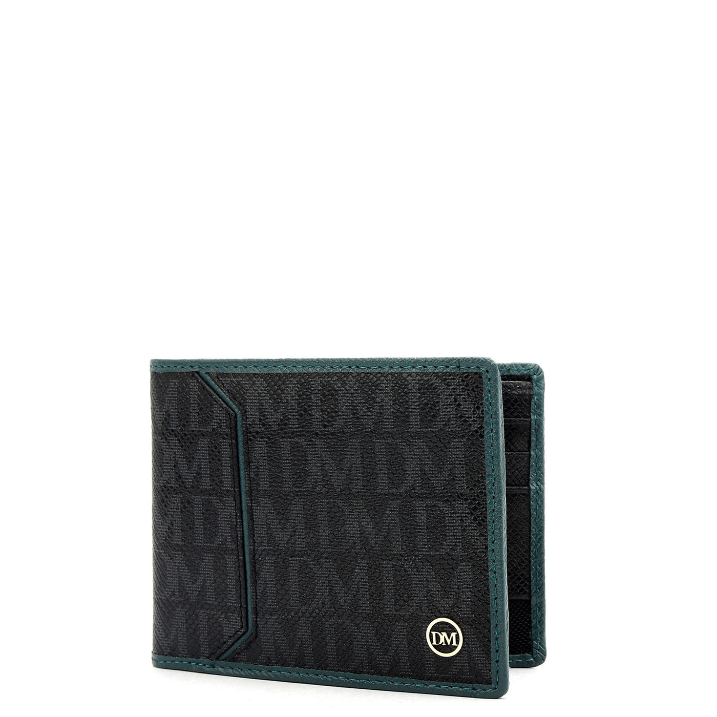 Black Bifold Leather Mens Wallet