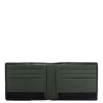 Petrol Green Bifold Leather Mens Wallet