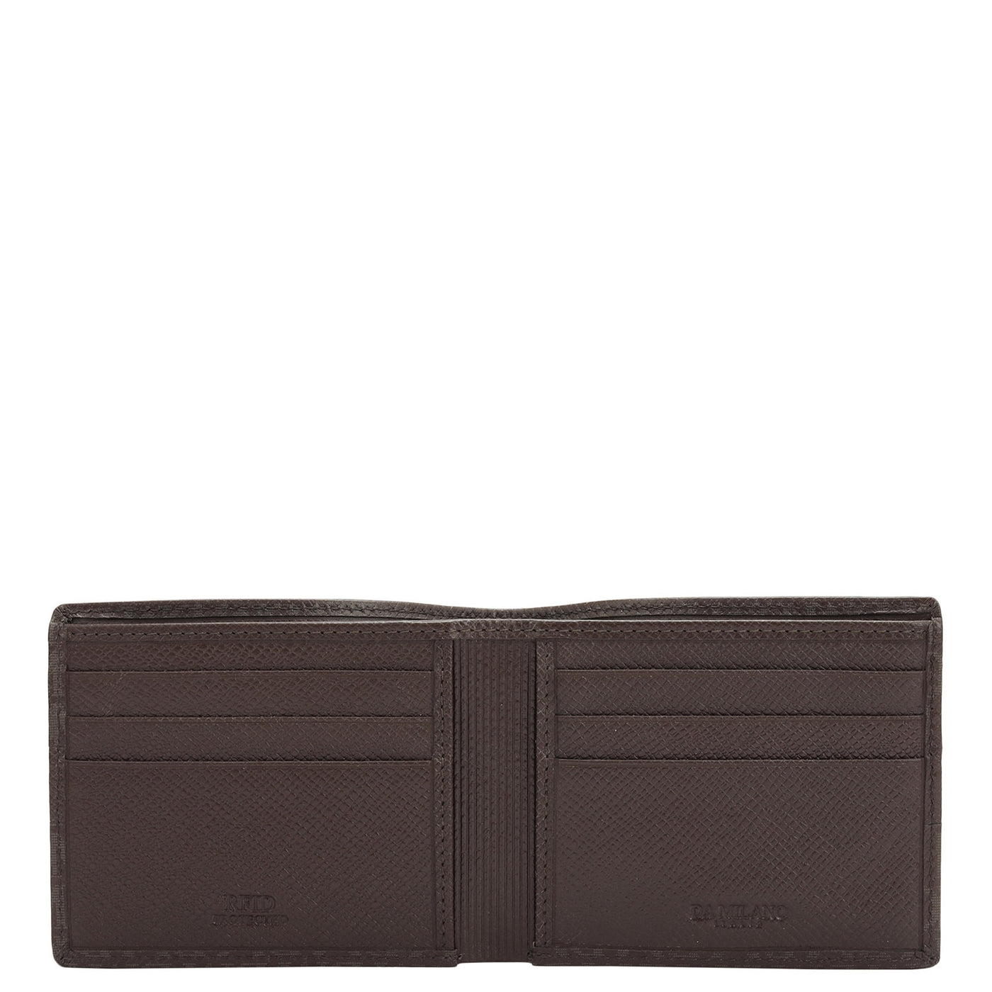 Chocolate Bifold Leather Mens Wallet