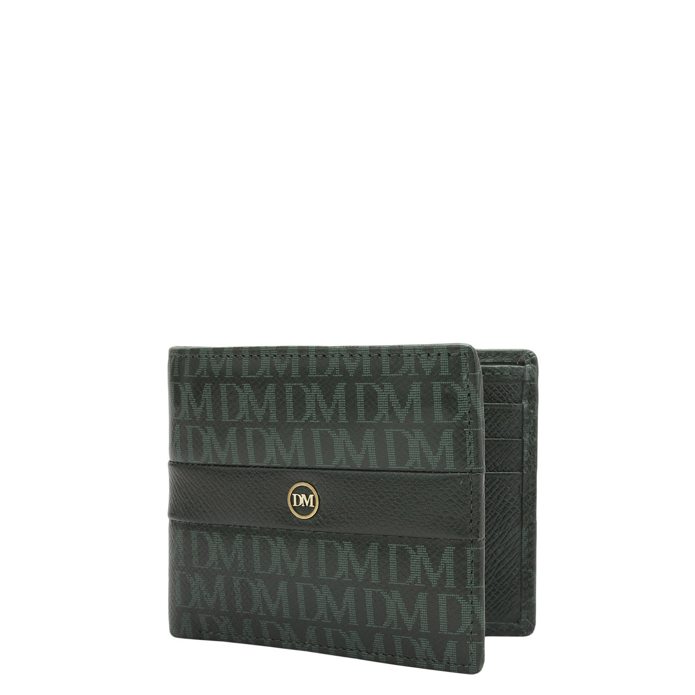 Petrol Green Bifold Leather Mens Wallet