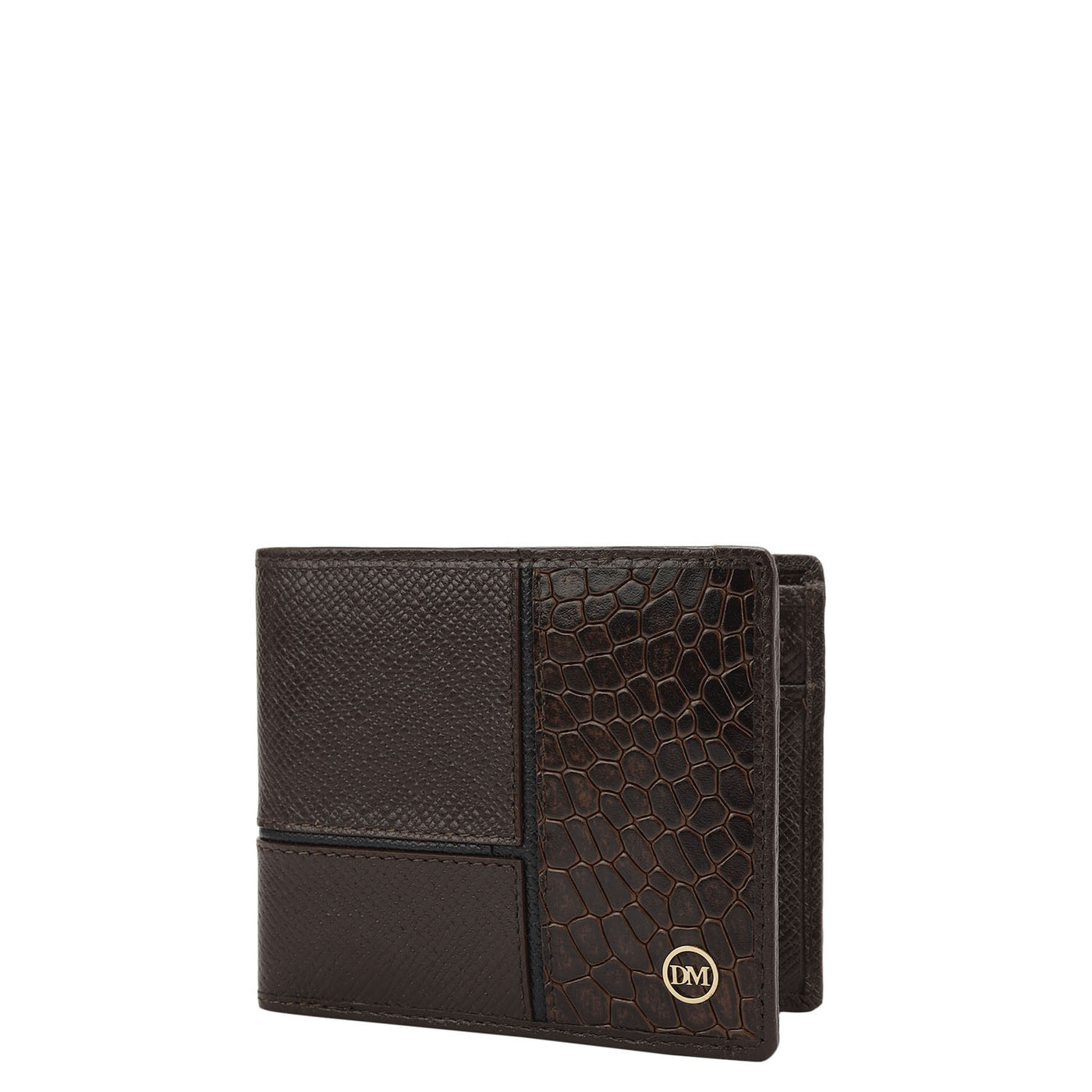 Chocolate Bifold Leather Mens Wallet